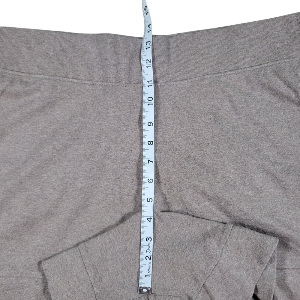 Pact Airplane Pull On Shorts Womens XL Taupe Organic Cotton Casual Loungewear - Picture 8 of 9